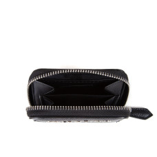 Valentino Divina Portefeuille Noir ouvert
