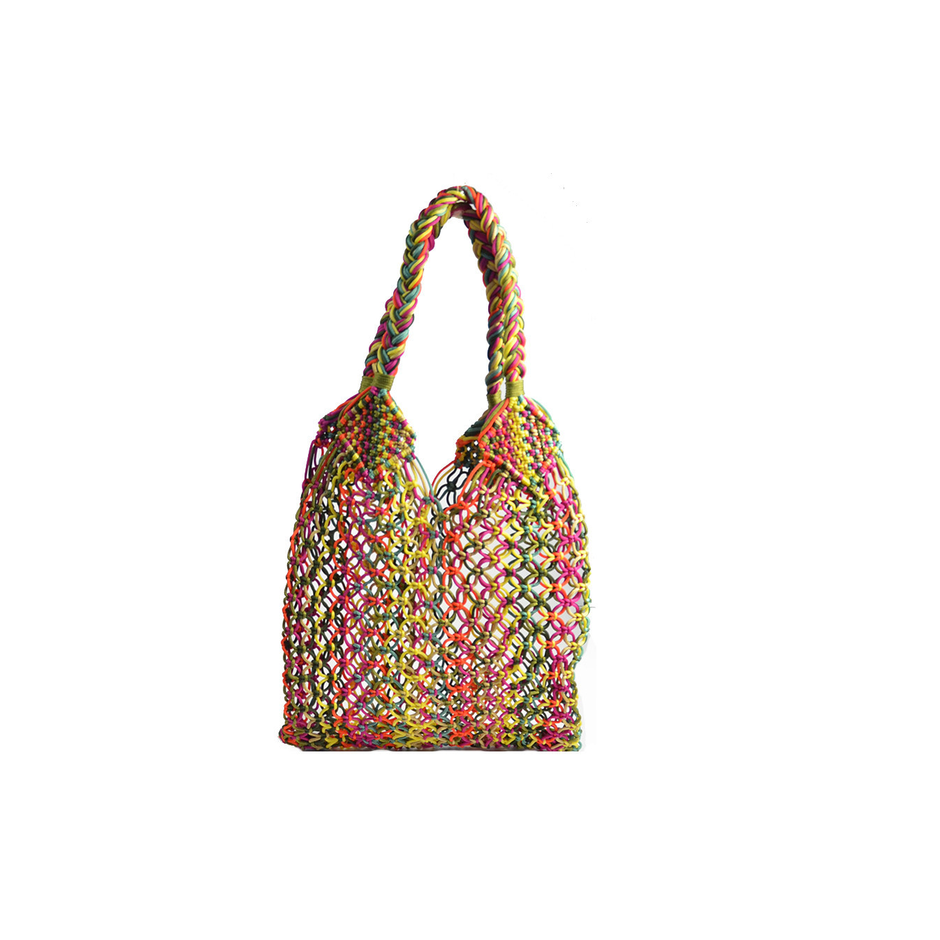 LP.19 Filet A Provisions Tote bag Nœud kaki Orange dos