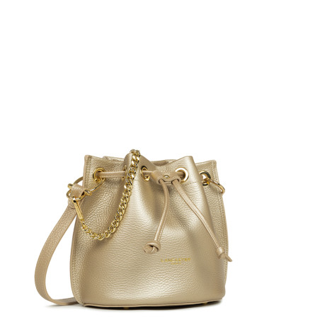 Lancaster Alba Double Bucket Bag 470-80 Pale Gold In Nude