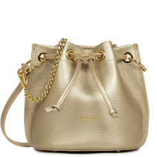Lancaster Alba Double Bucket Bag 470-80 Pale Gold In Nude