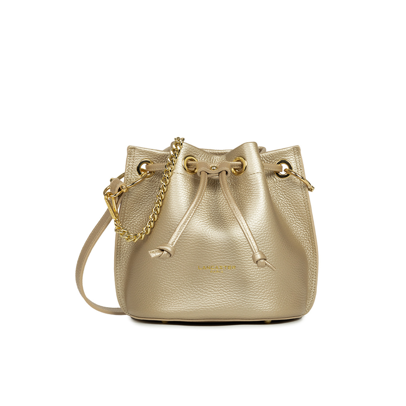 Lancaster Alba Double Sac Seau 470-80 Champagne In Nude