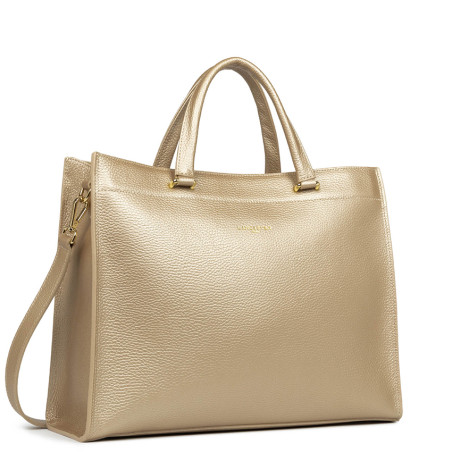Lancaster Foulonné Double Sac Cabas 470-72 Champagne In Nude cote