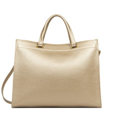 Lancaster Foulonné Double Sac Cabas 470-72 Champagne In Nude dos