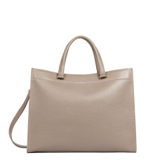 Lancaster Foulonné Double Tote Bag 470-72 Galet In Or