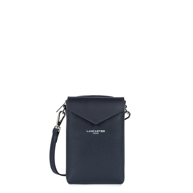 Lancaster Maya Pochette Smartphone Cuir 517-86 Bleu Foncé
