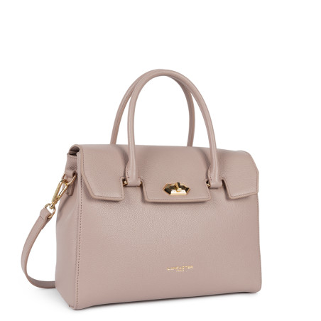 Lancaster Milano Handbag Tote 547-56 Galet Rose