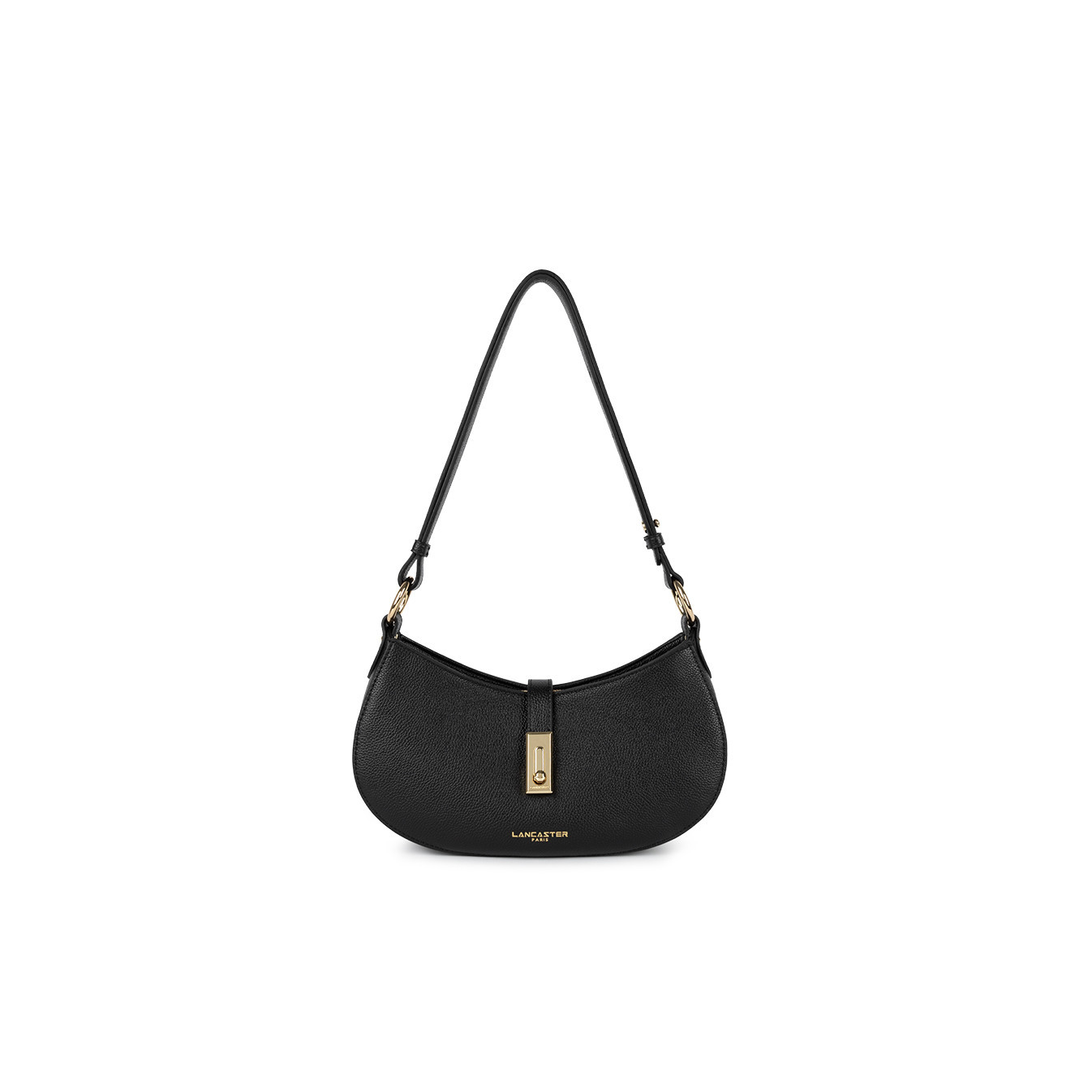 Lancaster Milano Horizon Small Shoulder Bag 547-80 Black