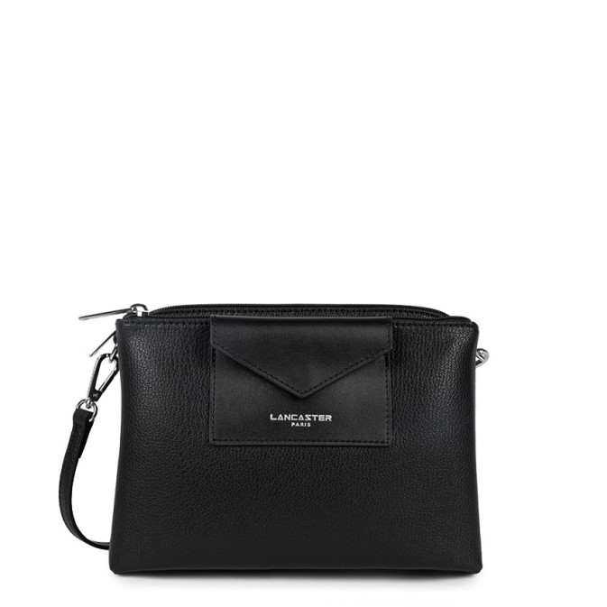 Lancaster Maya Sac Pochette Double Compartiments 517-100 Noir