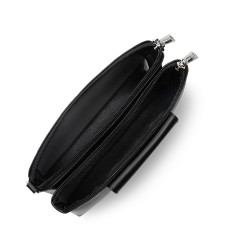Lancaster Maya Sac Pochette Double Compartiments 517-100 Noir ouvert