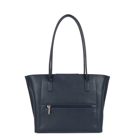 Lancaster Maya Sac Cabas 517-29 Bleu Foncé dos