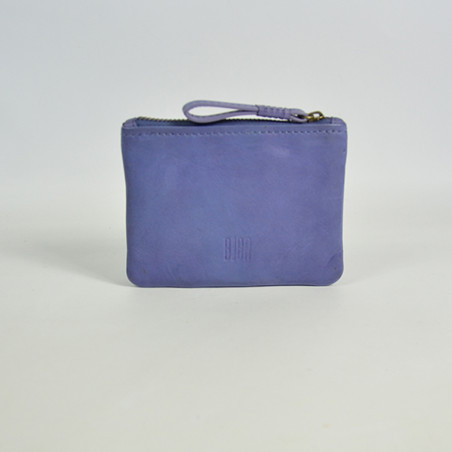 Biba Gibbon Braided Leather Wallet Violeta