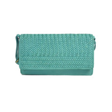 Biba Reed Organized Shoulder Bag Turquoise
