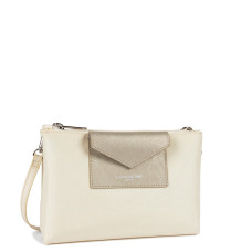 Lancaster Smart Kba Small Trotter Bag 2 Compartments 516-27 Ivory