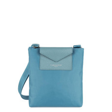 Lancaster Smart Kba Vertical Pouch 2 Compartments 516-38 Ash Blue