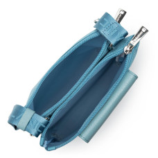 Lancaster Smart Kba Vertical Pouch 2 Compartments 516-38 Ash Blue