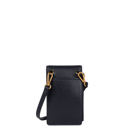Lancaster Donna Grace Smartphone Pouch Leather 131-061 Navy Blue