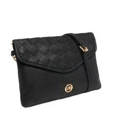 Les Petites Bombes Leonore Woven Tote Bag Black