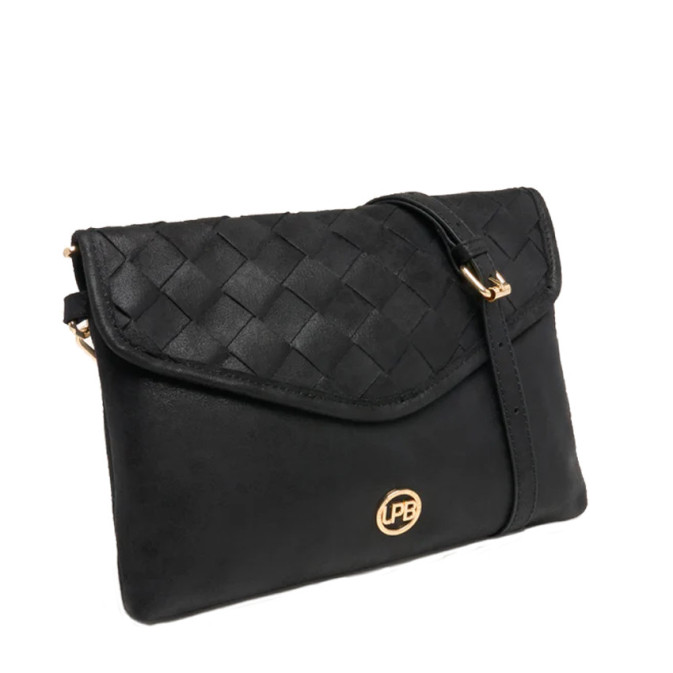 Les Petites Bombes Leonore Woven Tote Bag Black