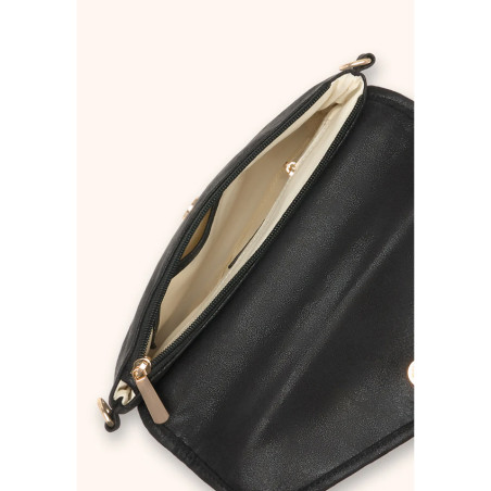 Les Petites Bombes Leonore Woven Tote Bag Black