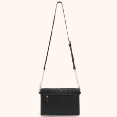 Les Petites Bombes Leonore Woven Tote Bag Black