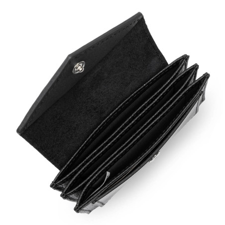Lancaster Maya Porte Cartes 117-07 Noir ouvert