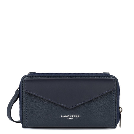 Lancaster Maya Organized Smartphone Pouch 117-08 Navy Blue