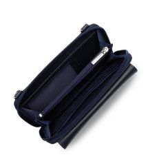Lancaster Maya Organized Smartphone Pouch 117-08 Navy Blue