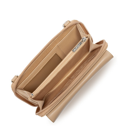 Lancaster Maya Organized Smartphone Pouch 117-08 Pale Gold