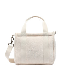 Woomen Alysse Crossbody Bag in Organic Cotton Chalk