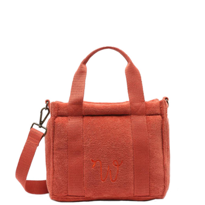 Woomen Alysse Crossbody Bag in Organic Cotton Rust