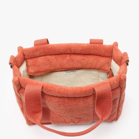 Woomen Alysse Crossbody Bag in Organic Cotton Rust
