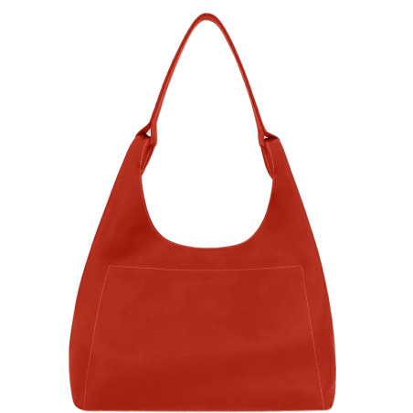 Fourès Workshops Amazone Large Shoulder Bag A701 Confite Orange