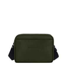 Ateliers Fourès Aristote Horizontal Pouch Canvas and Full-Grain Cal...