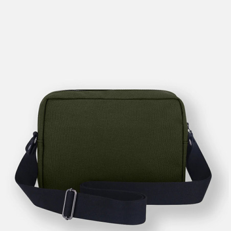Ateliers Fourès Aristote Horizontal Pouch Canvas and Full-Grain Cal...