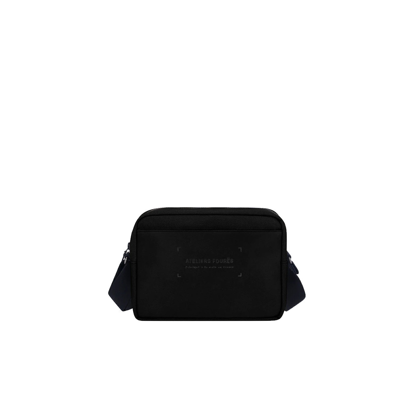 Ateliers Fourès Aristote Horizontal Pouch Canvas and Full-Grain Cal...