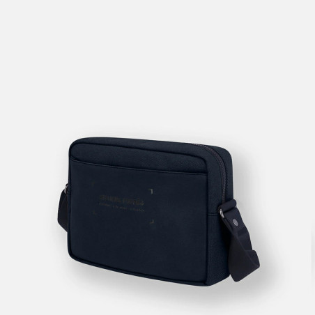 Ateliers Fourès Aristote Horizontal Pouch Canvas and Full-Grain Cal...
