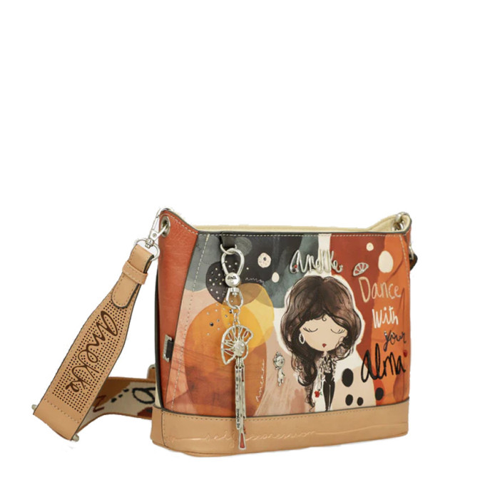 Borsa Anekke Alma Bowling Bag M – Multicolor, In Pelle Sintetica, Tracolla Regolabile, Per Tutti I Giorni