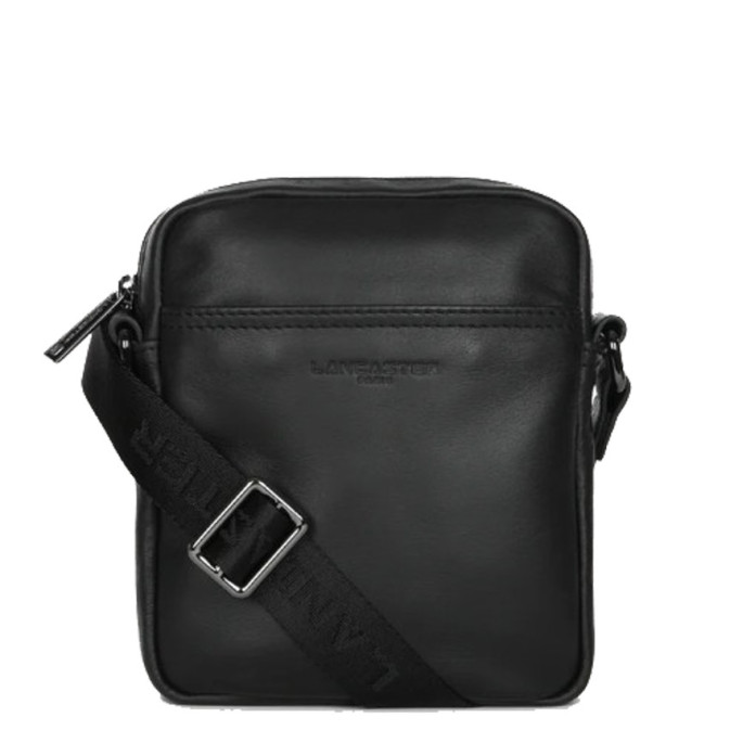 Lancaster Soft Vintage Mini Satchel for Men 320-24 Black