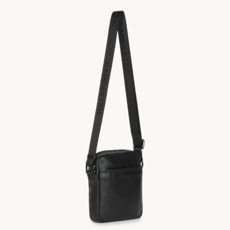 Lancaster Soft Vintage Mini Satchel for Men 320-24 Black