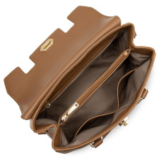 Lancaster Milano Sac A Main Cabas 547-56 Camel ouvert