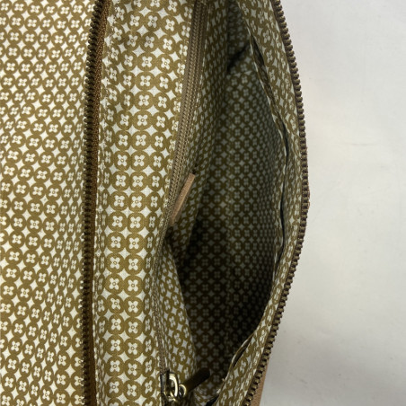 Mila Louise Lyse RX Grande Pochette Organisée Camel ouvert