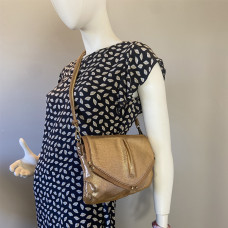 Mila Louise Lyse RX Large Organized Pouch Camel