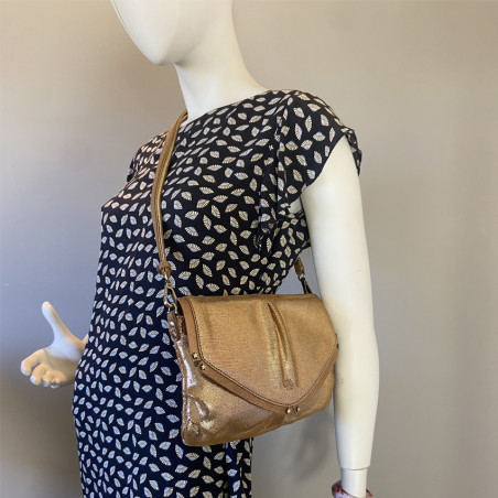 Mila Louise Lyse RX Large Organized Pouch Camel