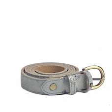 Mila Louise Pallas MX Leather Belt Adjustable Azure Size M