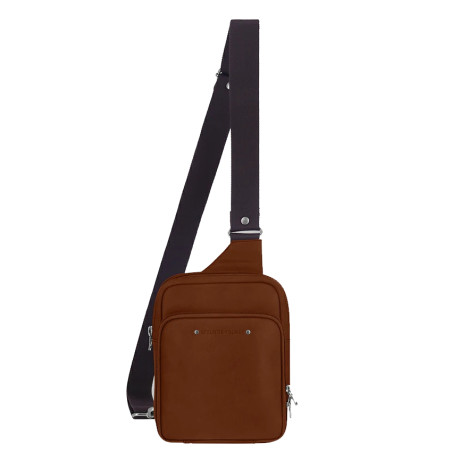 Ateliers Fourès Baroudeur Sacoche Homme Cuir Euripide F9404 Fauve