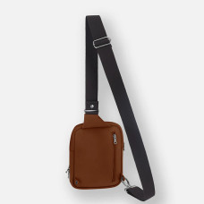 Fourès Workshops Man's Leather Euripide Satchel F9404 Tawny