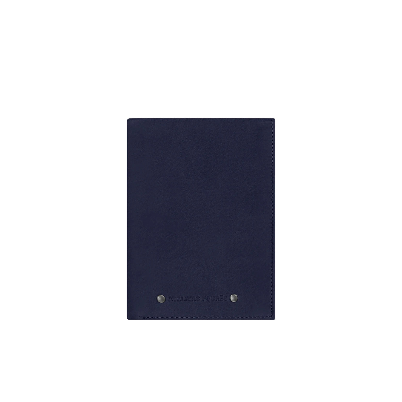 Ateliers Fourès Baroudeur Grand Portefeuille double rabat Prométhée F969 Marine