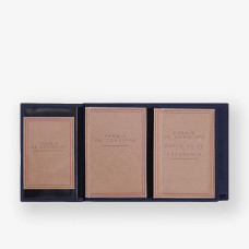 Ateliers Fourès Baroudeur Grand Portefeuille double rabat Prométhée F969 Marine ouvert 4