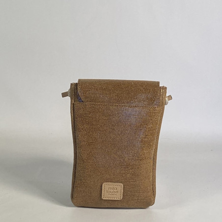 Mila Louise Roel RP Smartphone Pouch Camel