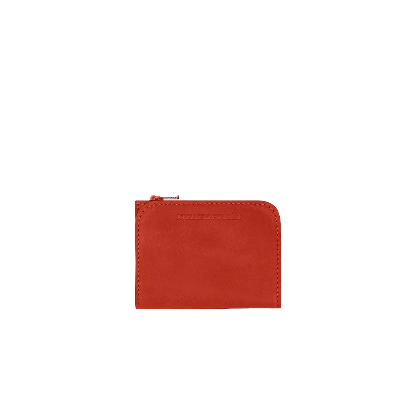 Atelier Fourès Baroudeuse Compact Wallet Némésis B36 Confite Orange
